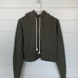 Medium army green hoodie